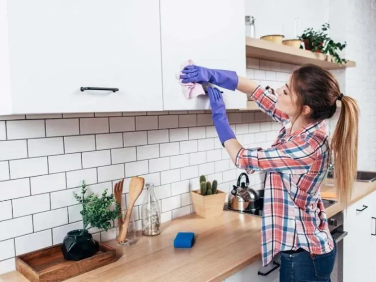 Vệ sinh tủ bếp công nghiệp